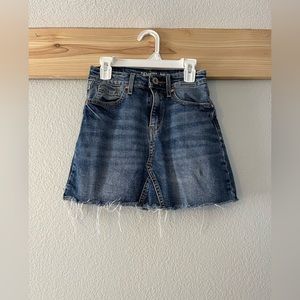 Jean skirt, size small